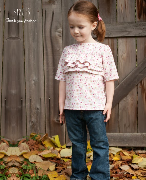 Kikoi easy PDF patterns for girls toddlers and babies: Lilly ruffle ...