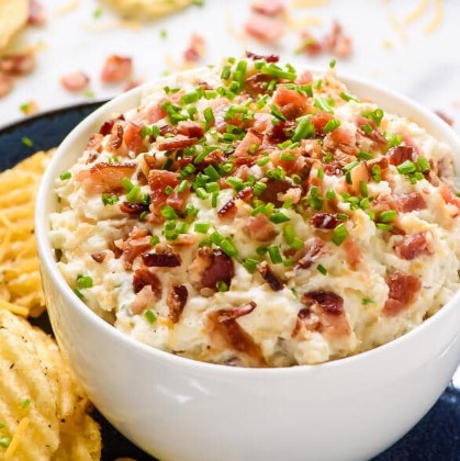 Baked Potato Dip Baked Potato Dip