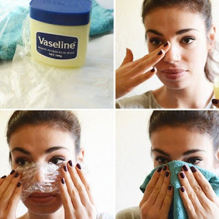 removing makeup with vaseline