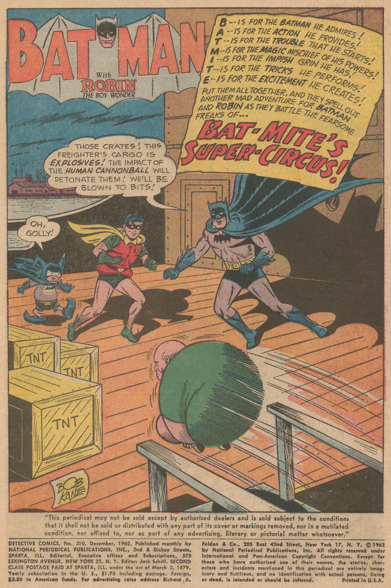 Detective Comics (1937) issue 310 - Page 3