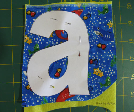 Sew, Jahit  Stuffed Fabric Letters