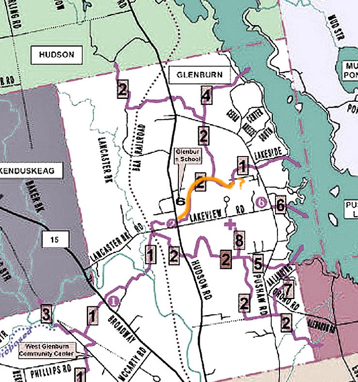 Hiking in Maine with Kelley 1/8/16 Glenburn Snowmobile Trail