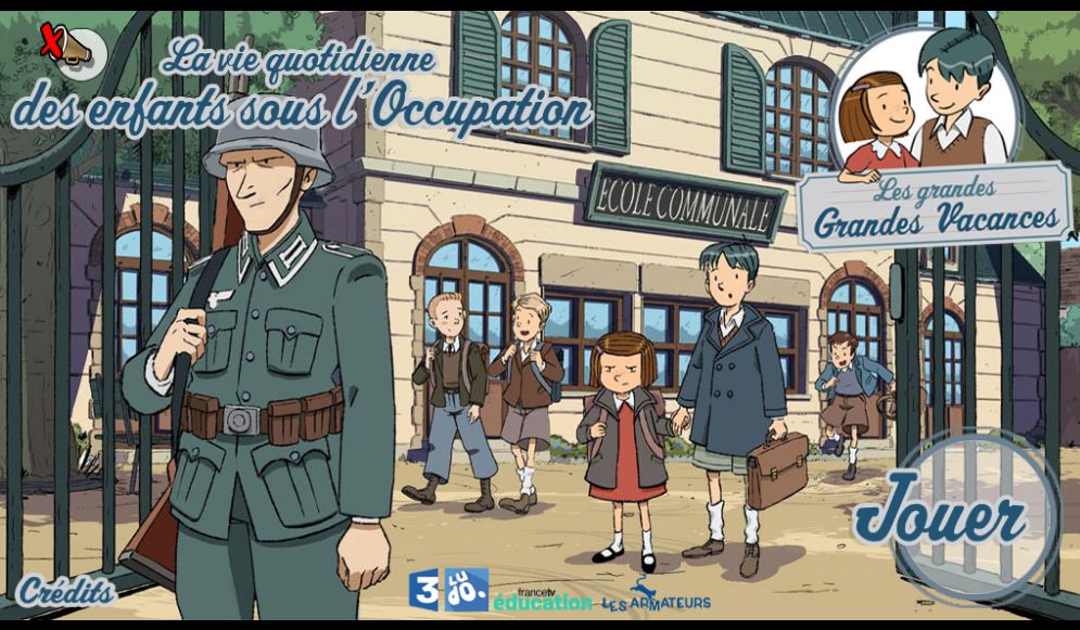 Les grandes Grandes Vacances, jeu en ligne sous l
