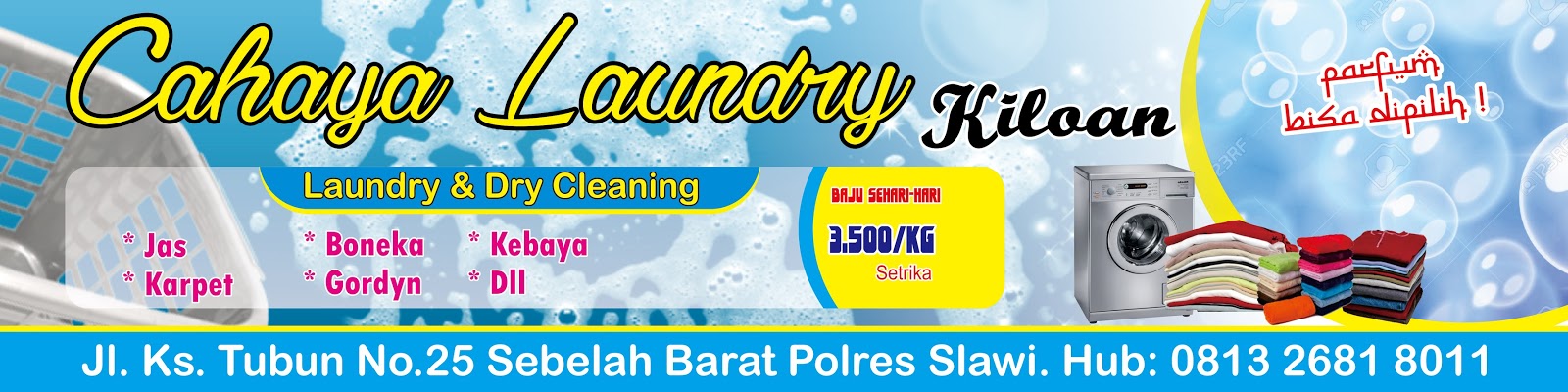 Download Desain Spanduk Laundry Cdr Background Blog