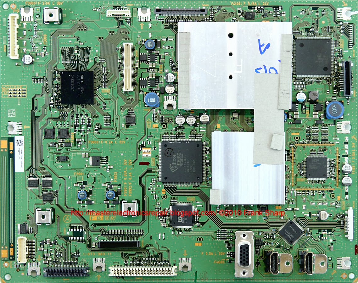 Master Electronics Repair !: REPAIR / SERVICING TV SONY KLV-46X350A