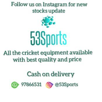 53sports Kuwait - Best quality & price Cricket equipment's.