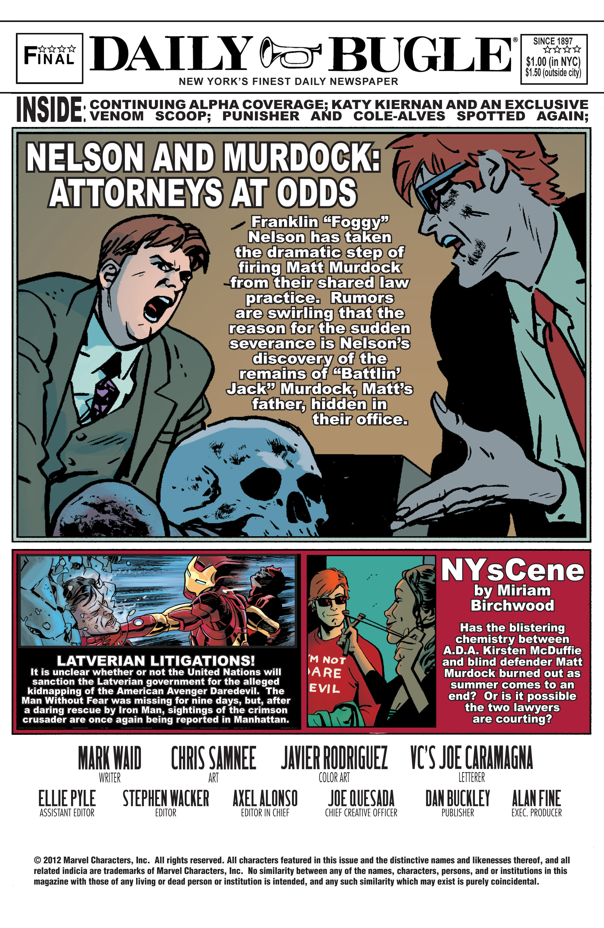 Read online Daredevil (2011) comic -  Issue #18 - 2