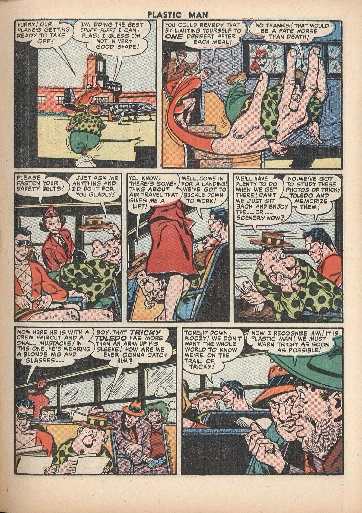 Read online Plastic Man (1943) comic -  Issue #29 - 5