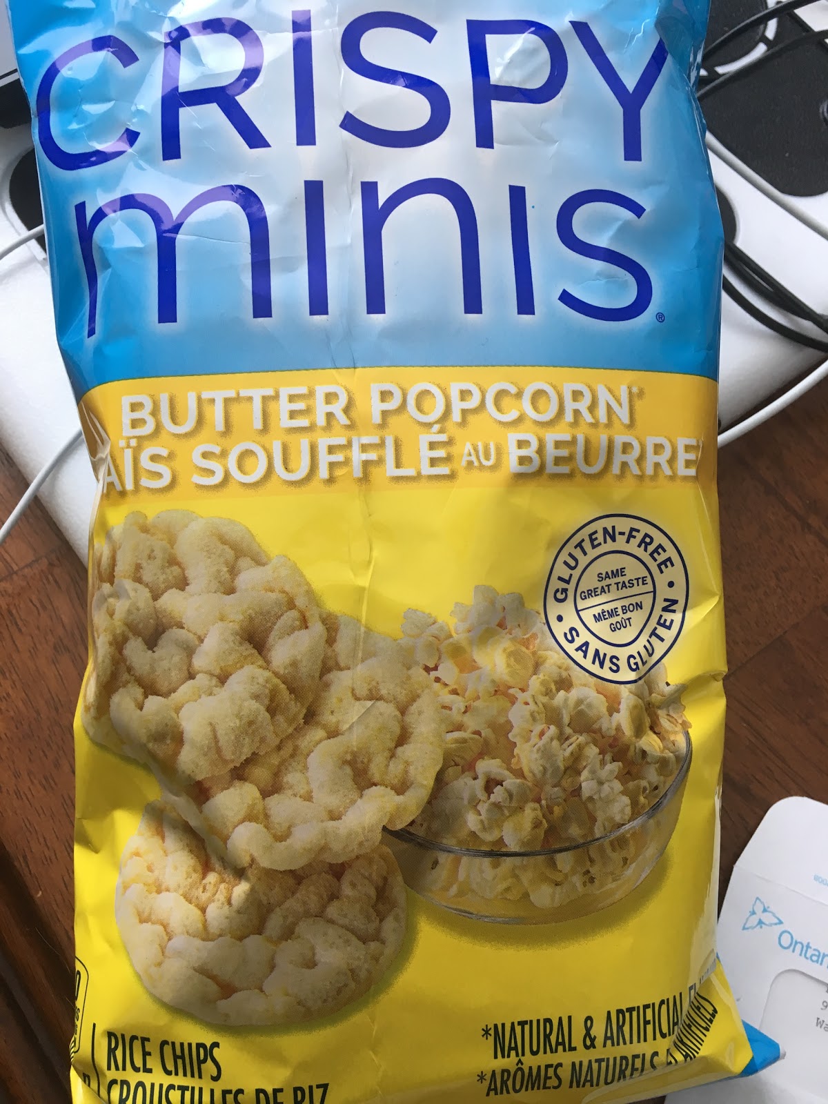 Adorable Fluff Crispy Minis Butter Popcorn Rice Chips Review.