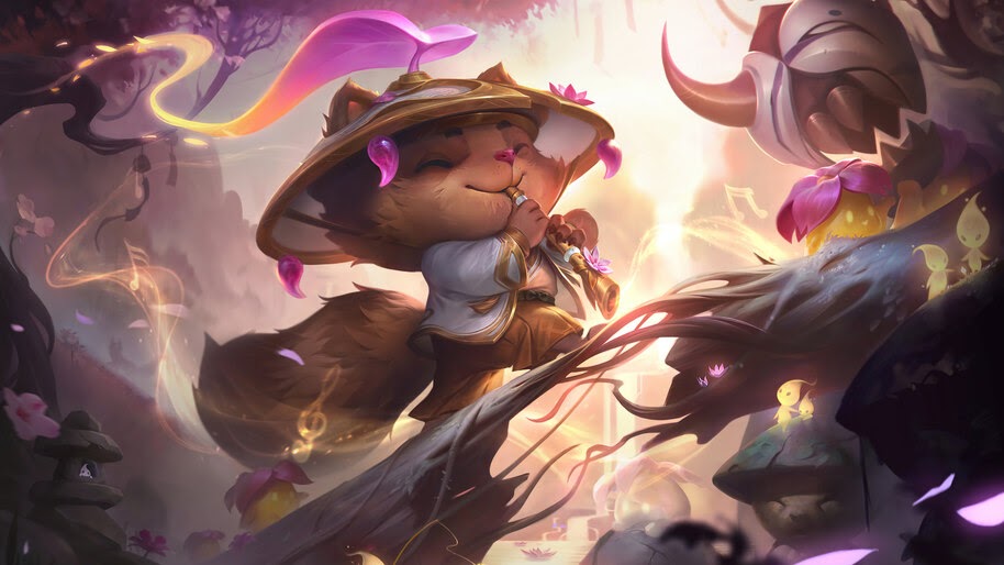 Spirit Blossom, Teemo, Prestige, LoL, Splash Art, 8K, #3.2283
