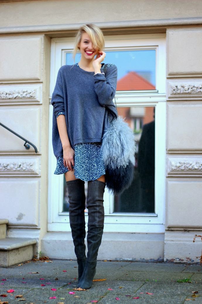 Sueter con botas largas 2025