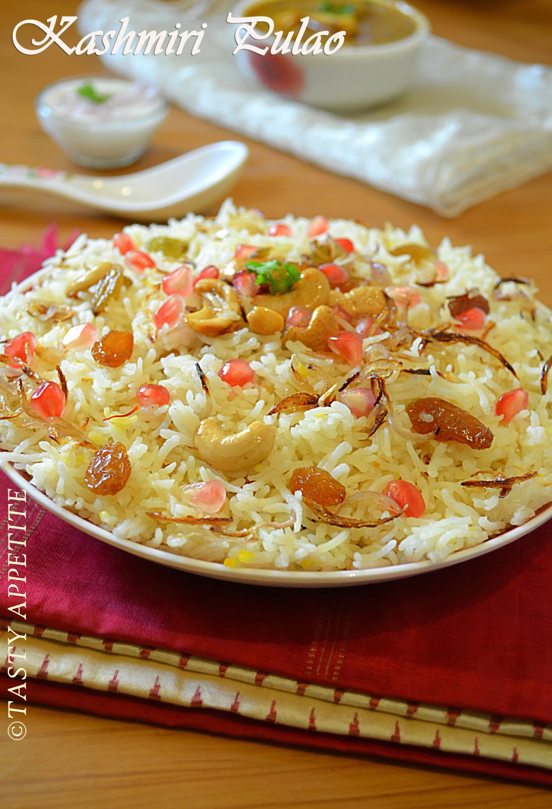 How to make Kashmiri Pulav? / Pulao Recipes / My Guest Post Love2cook