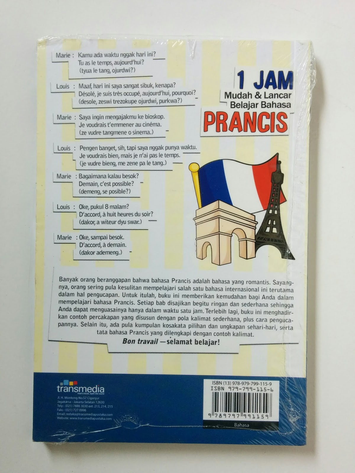 1 Jam Mudah dan Lancar Belajar Bahasa Prancis Aksiku Toko Buku Bekas