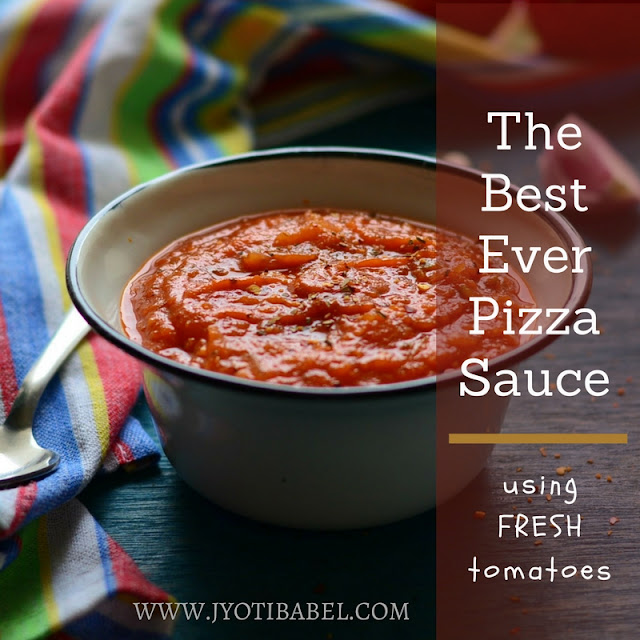 Make your own pizza sauce using fresh tomatoes at home. Check out my post for an easy homemade pizza sauce recipe made from scratch