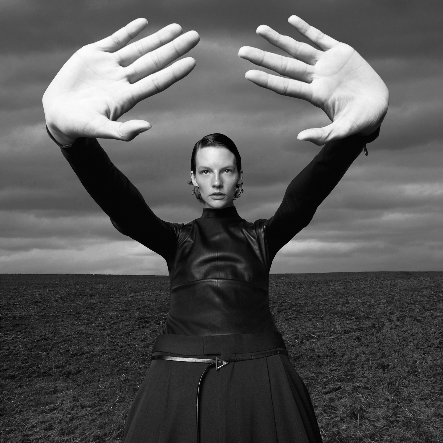 Sara Blomqvist in Vogue Italia December 2019 by Julien Martinez Leclerc