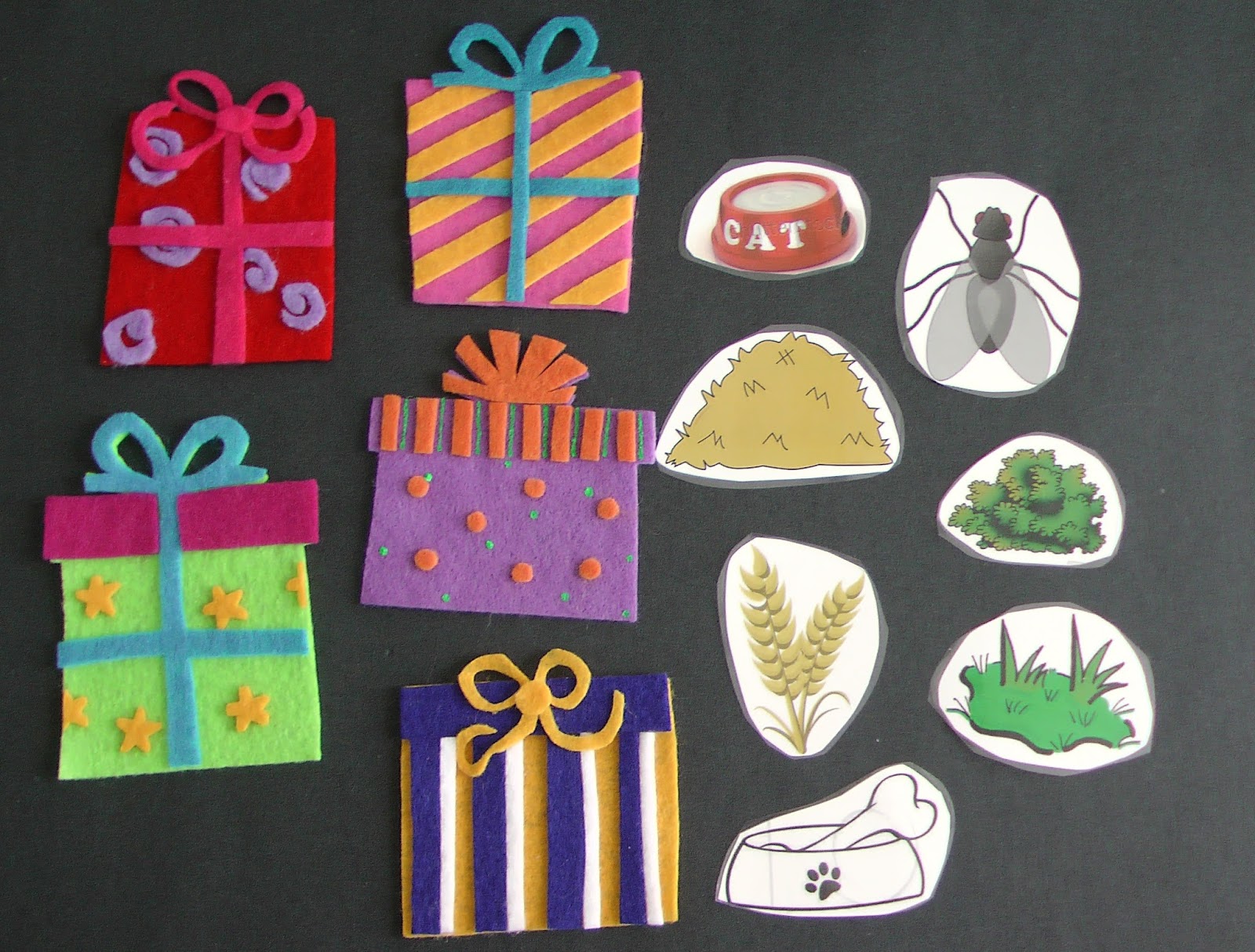 Flannel Board Fun Five Pretty Presents