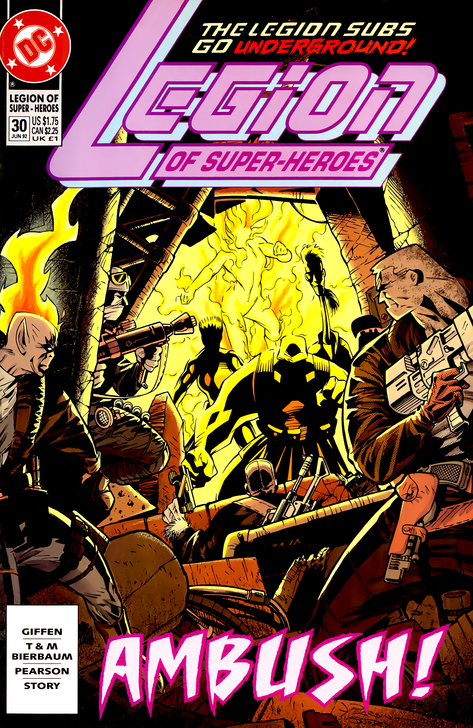 Read online Legion of Super-Heroes (1989) comic -  Issue #30 - 1