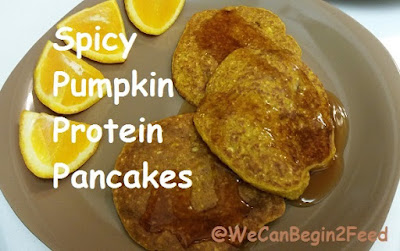 Spicy Pumpkin Protein Pancakes