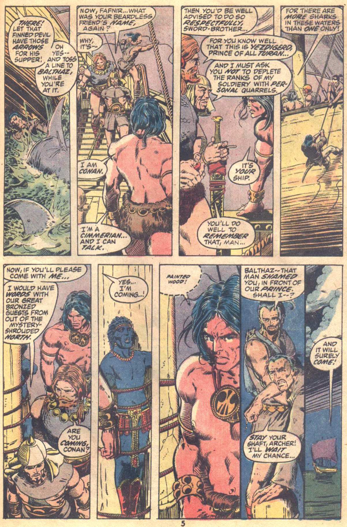 Read online Conan the Barbarian (1970) comic -  Issue #19 - 5