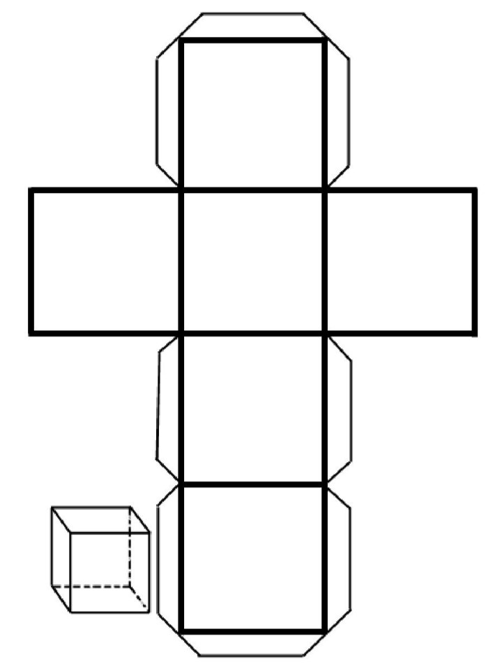 Plantilla Cubo Para Imprimir