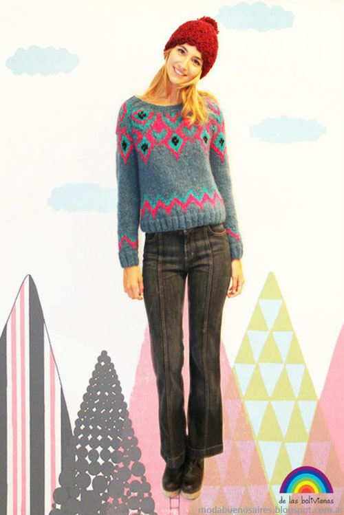 Sweaters invierno 2013 moda De las Bolivianas