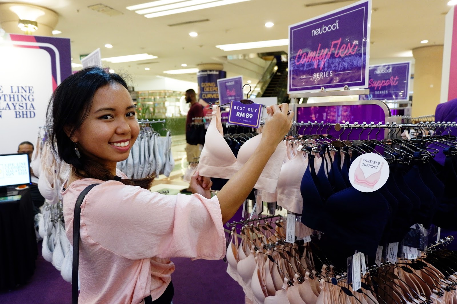 Sara Wanderlust NEUBODI's Bra Drive Donate your old bra's at the Bra