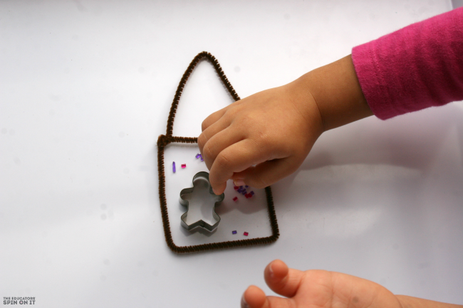 DIY Stained Glass Gingerbread Ornament for Christmas from The Educators' Spin On It 