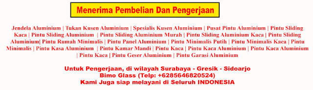 Harga Kusen Aluminium Ykk Per Meter terbaru dan termurah