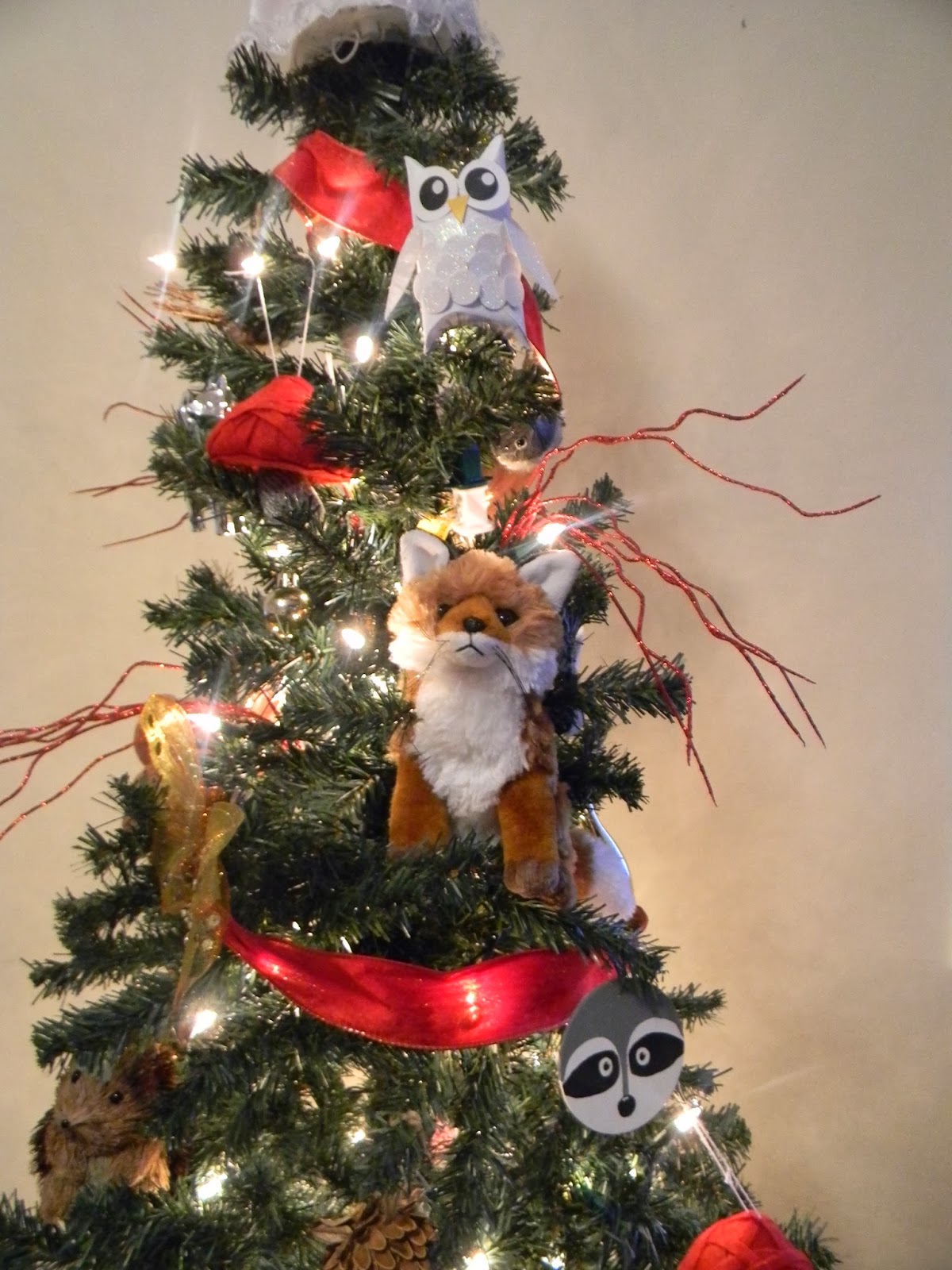 Pams Party &amp; Practical Tips: My Woodland Themed Christmas Tree
