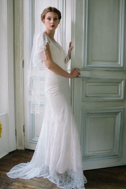 My new vintage lace cloche veil, 1930s-style a la Kate Moss. |Heavenly ...