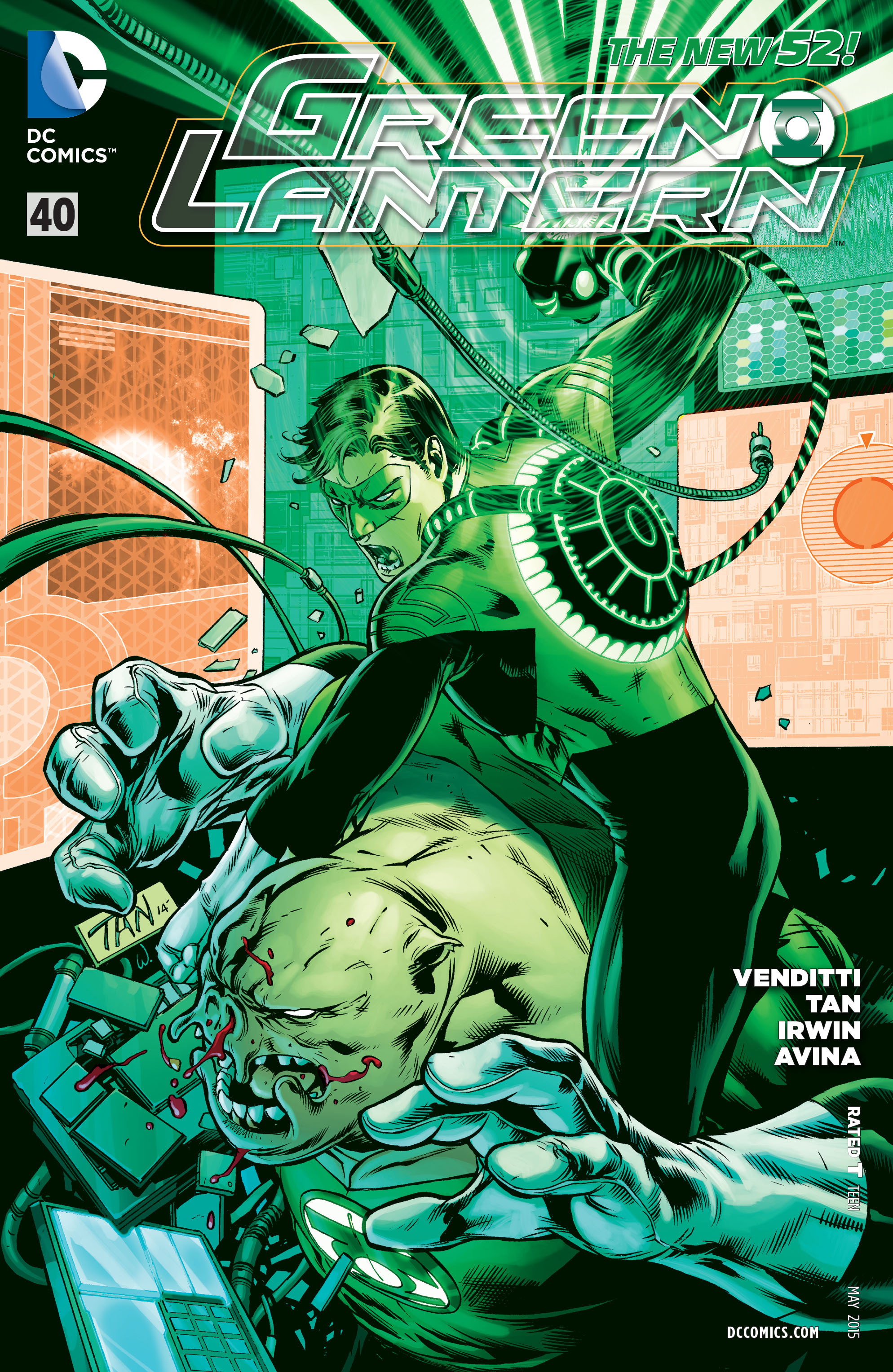 Read online Green Lantern (2011) comic -  Issue #40 - 25