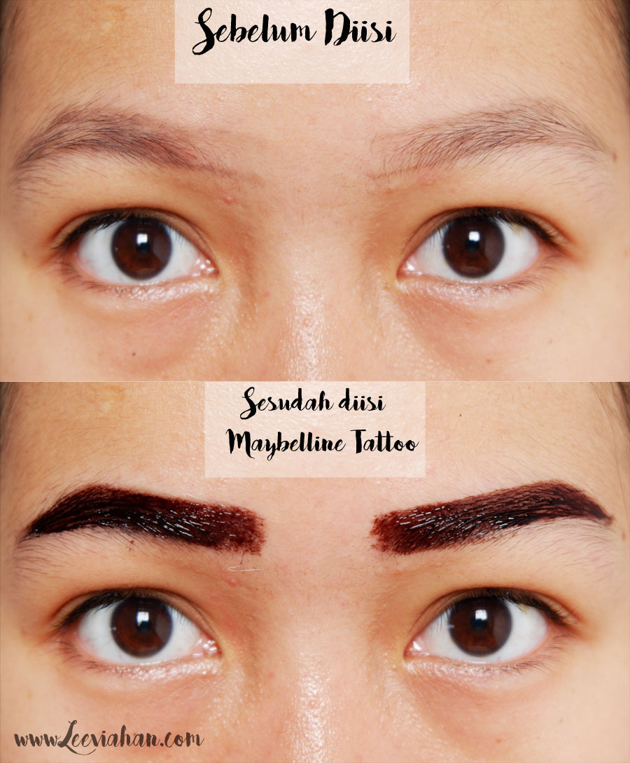 Beauty Blogger Indonesia by Lee Via Han Maybelline Tattoo Brow Gel