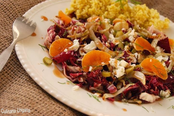 Culinaria Ungaria: Fruchtiger Fenchel-Radicchio-Salat