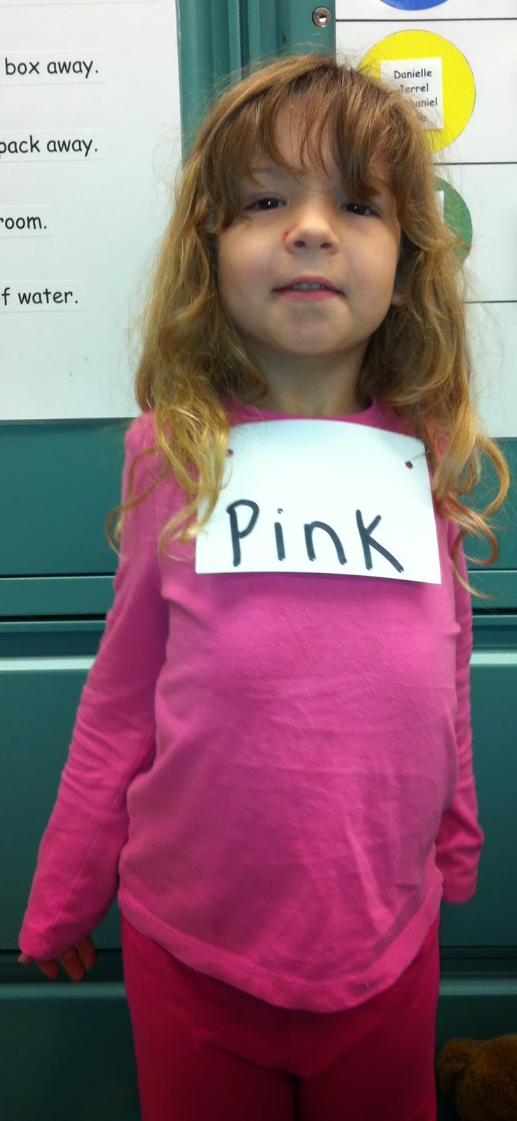 Mrs. Doiron's Kindergarten Class Literacy Week 2014 Vocabulary Word Dress Up Day