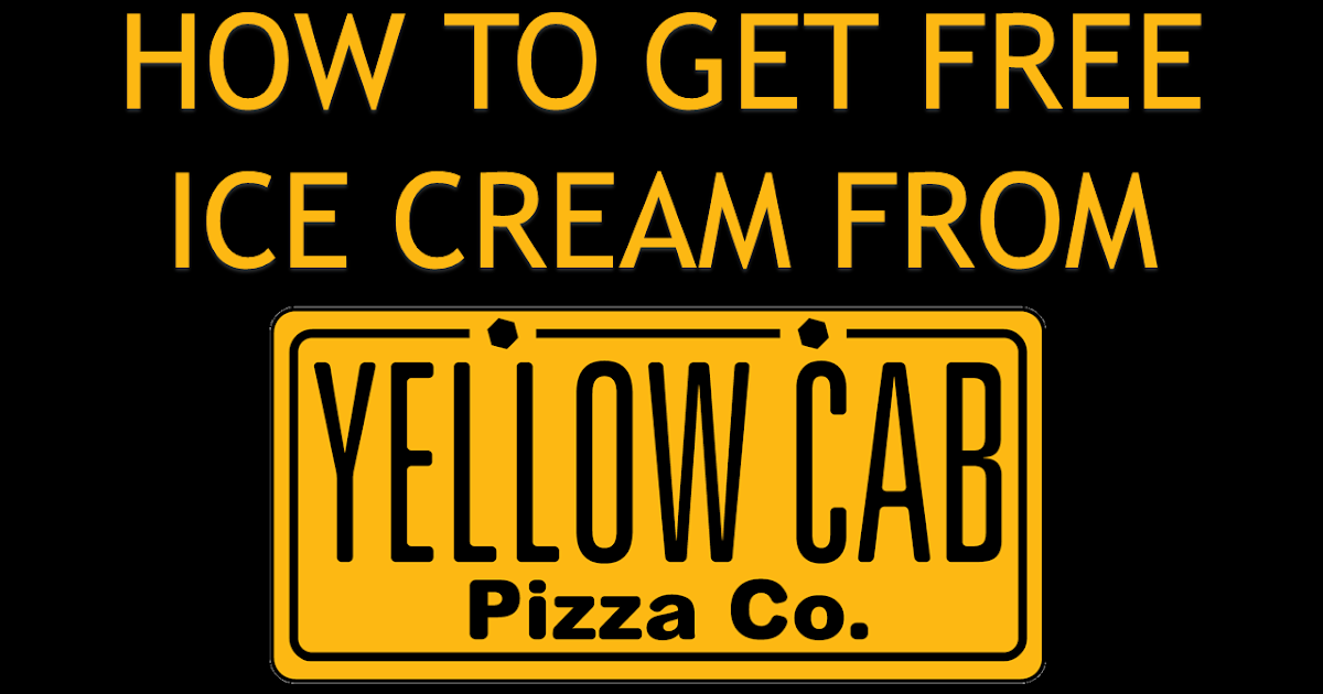 Promo Get Free Ice Cream from Yellow Cab Food, Adventures & Beauty