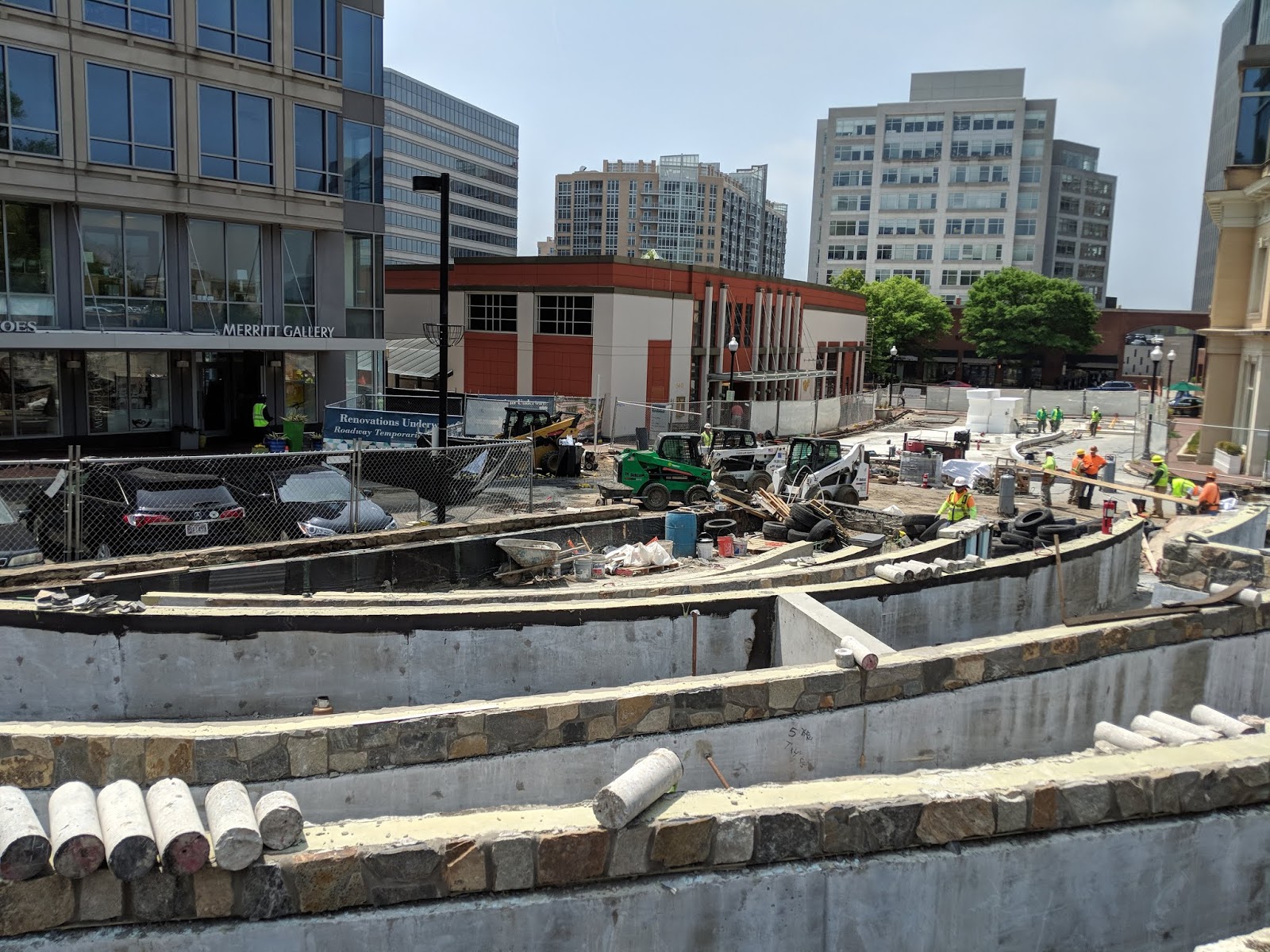 Robert Dyer Bethesda Row Collection at Chevy Chase construction