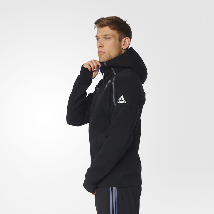 Real Madrid 16-17 Champions League Anthem ZNE Hoodie Revealed - Footy ...
