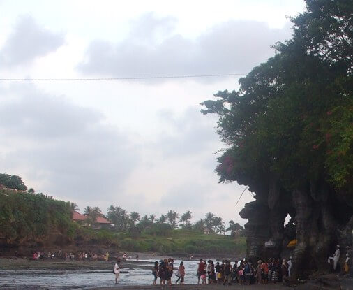 Tanah Lot Temple Bali - Sunset And Holy Snake 