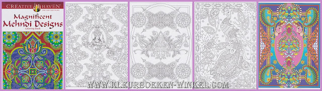 kleurboek magnificent mehndi designs kleurboek magnificent mehndi designs