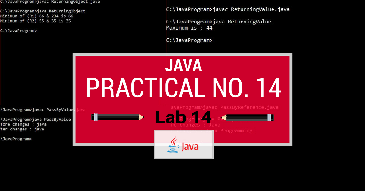 Java14 Develop programs based on variation in methods i.e. passing by