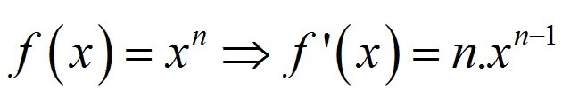 exercicio resolvido regra derivada xn=nxn-1