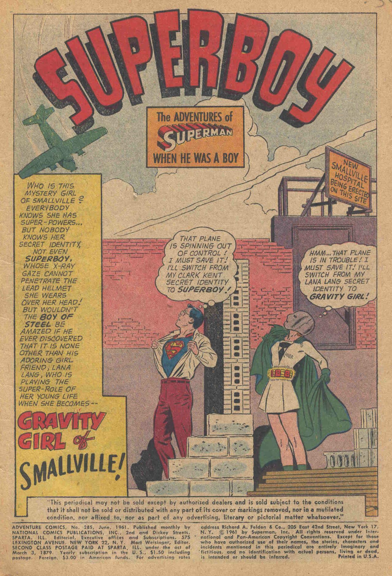 Read online Adventure Comics (1938) comic -  Issue #285 - 3
