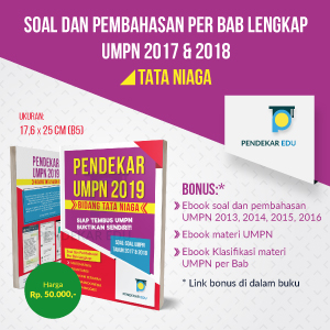 Buku Pendekar UMPN 2019 - Siap Tembus UMPN 2019 download soal umpn 2018, soal umpn 2018 tata niaga, soal umpn
