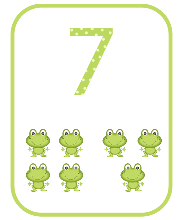 Number 7 flashcard numbers 31 7-18 explained