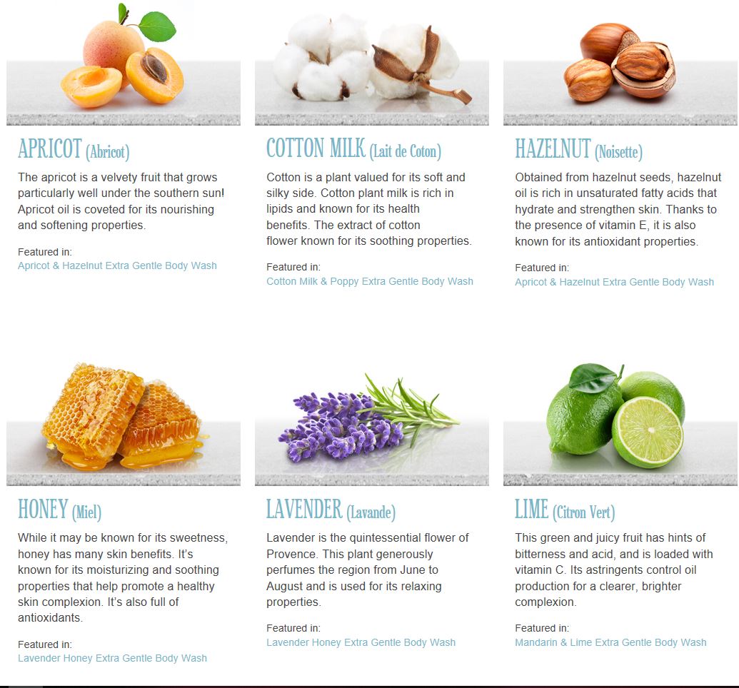 The Arriviste Affordable Indulgence, Le Petit Marseillais Body Washes