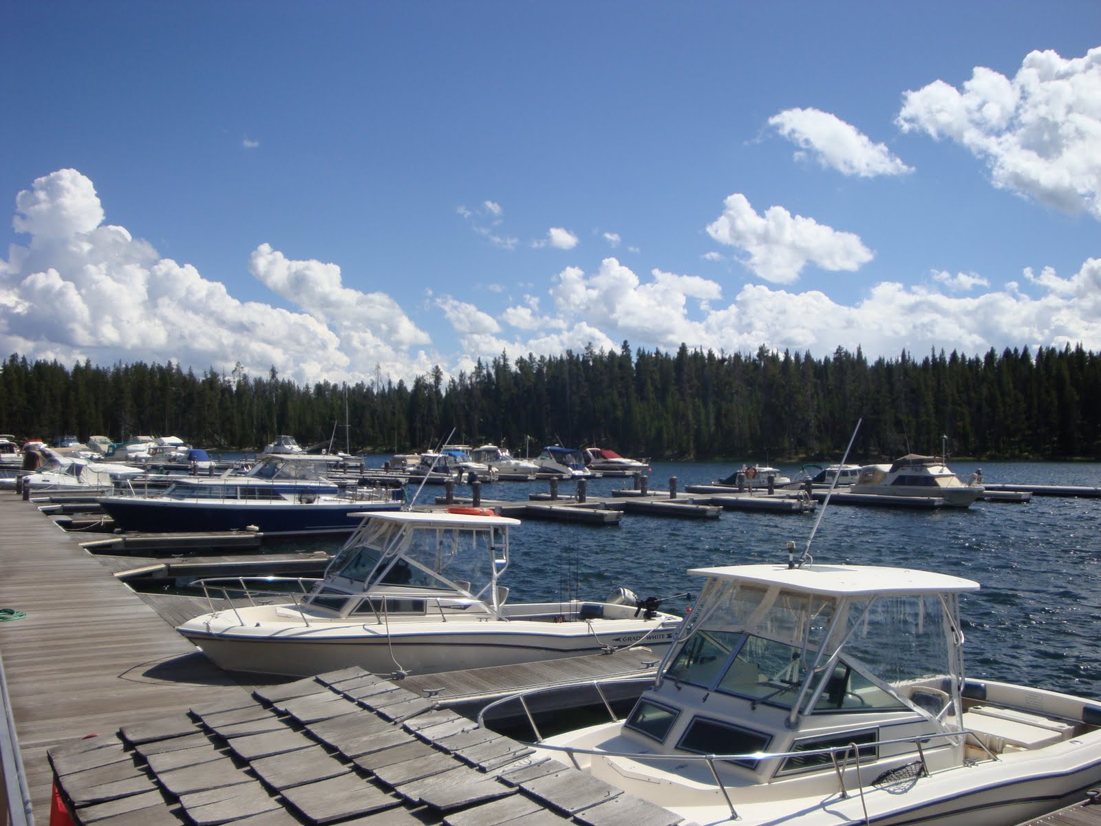 The Peters Travelogue Boat ride on Yellowstone Lake