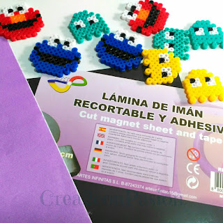 Tres-en-raya-imantado-triky-Elmo-PacMan-hama-beads