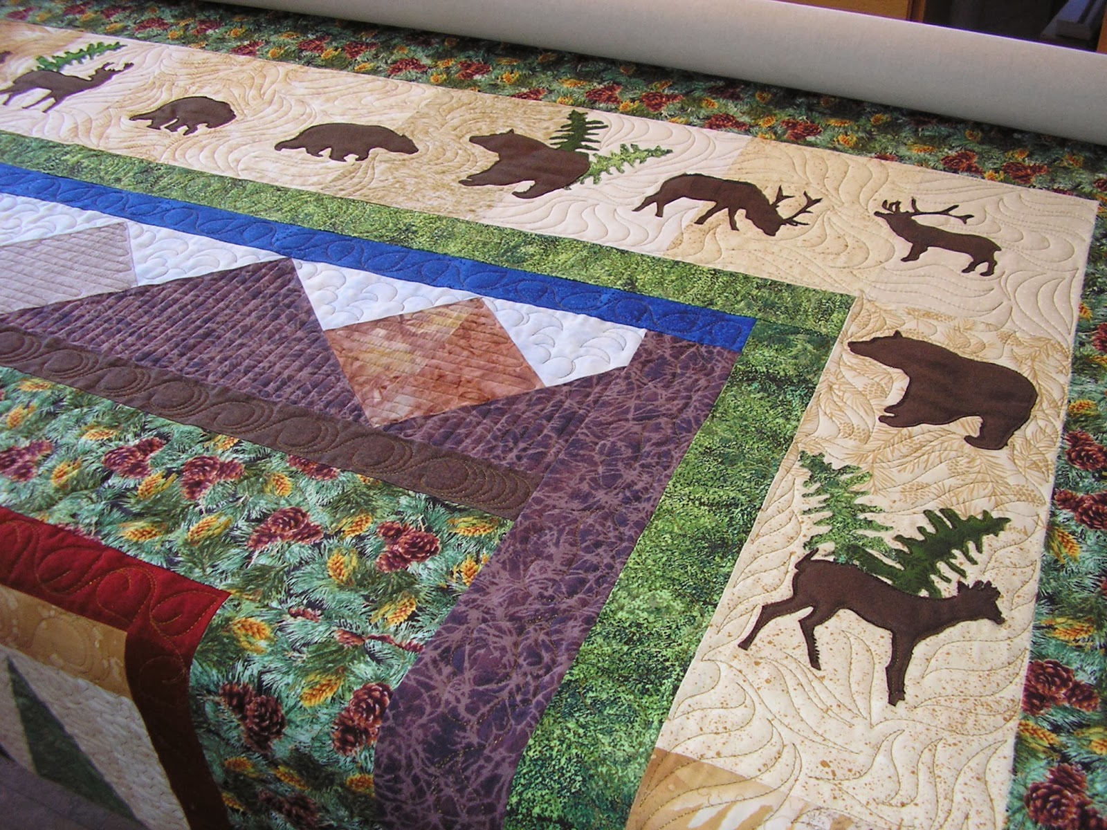 Creative Quilting by Debbie Stanton: The Lure of Woodland Quilts
