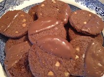 Triple Chocolate Shortbread Biscuits