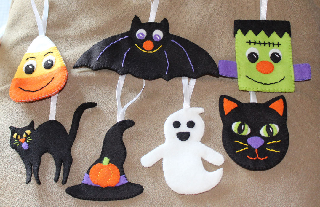 The Sassy Pack Rat My 2017 Halloween Felt Ornament Set Is Now